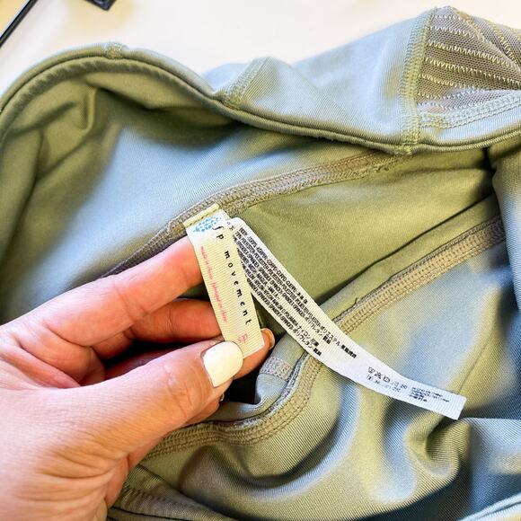 Free People Movement Size S High Rise 26” Mint Green Gray Leggings - Picture 7 of 9